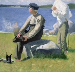 Estude para &39;Boys on the Beach&39;, 1884